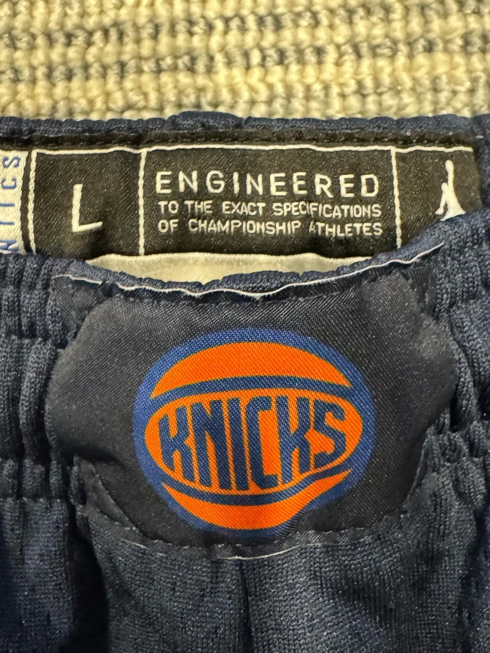 Boys Knicks Shorts. Size L. Excellent Preowned condition.